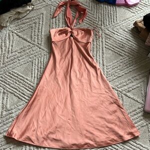 Jonathan Simkhai Coral Satin Dress